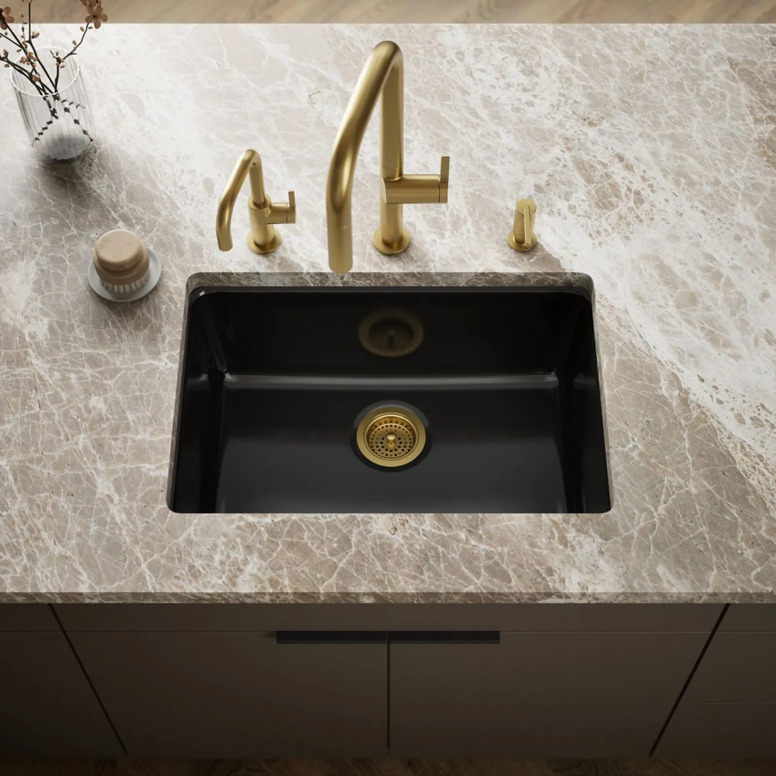 27" top-/undermount single-bowl kitchen sink^Kohler New