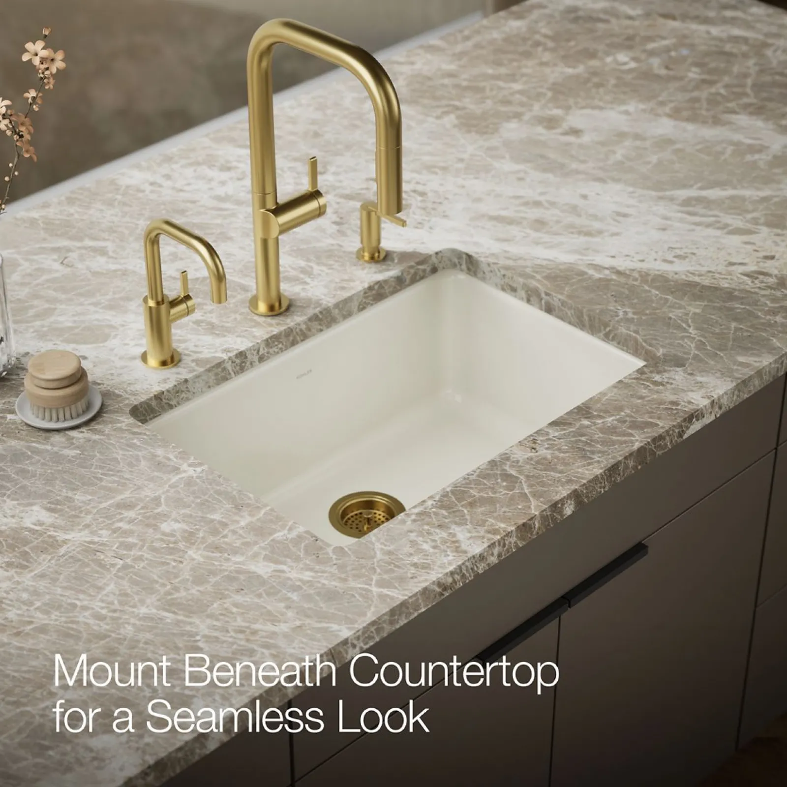 27" top-/undermount single-bowl kitchen sink^Kohler New