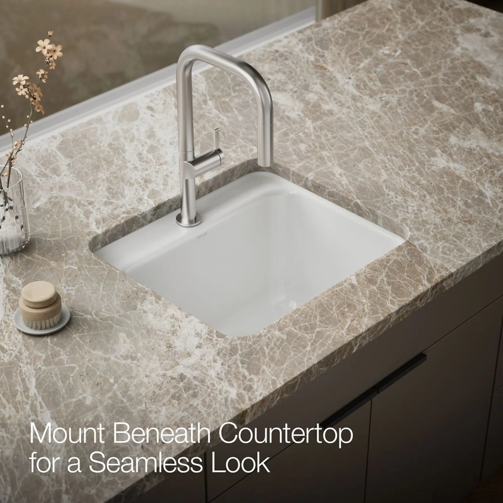 25" top-/undermount single-bowl utility sink^Kohler