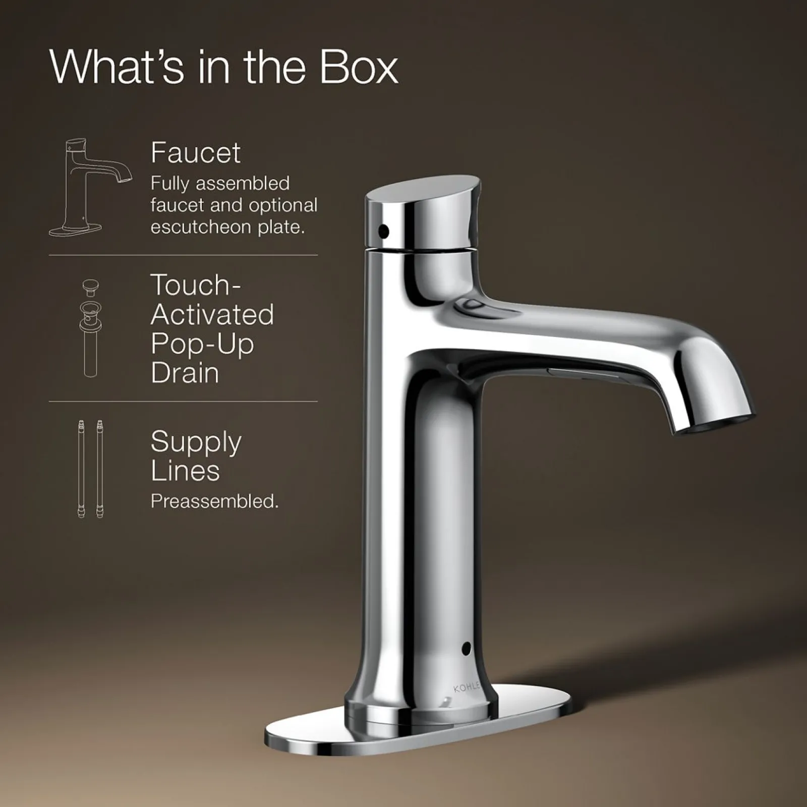 Touchless bathroom sink faucet, 1.2 gpm^Kohler Clearance