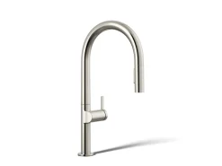 Touchless pull-down kitchen sink faucet with two-function sprayhead^Kohler New