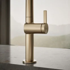 Touchless pull-down kitchen sink faucet with two-function sprayhead^Kohler New