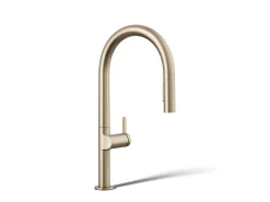 Touchless pull-down kitchen sink faucet with two-function sprayhead^Kohler New