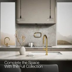 Touchless pull-down kitchen sink faucet with two-function sprayhead^Kohler New