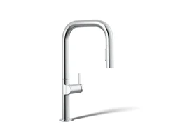 Touchless pull-down kitchen sink faucet with two-function sprayhead^Kohler Online