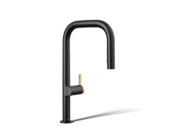 Touchless pull-down kitchen sink faucet with two-function sprayhead^Kohler Online