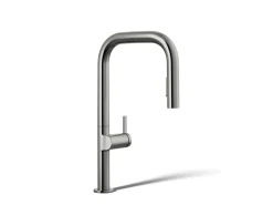Touchless pull-down kitchen sink faucet with two-function sprayhead^Kohler Online