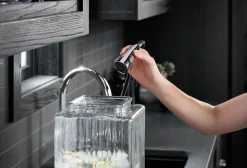 Touchless pull-down kitchen sink faucet with three-function sprayhead^Kohler Clearance