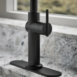 Touchless pull-down kitchen sink faucet with three-function sprayhead^Kohler Sale