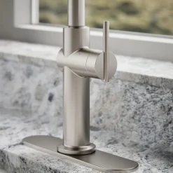 Touchless pull-down kitchen sink faucet with three-function sprayhead^Kohler Sale