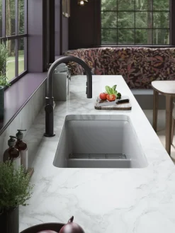 Touchless pull-down kitchen sink faucet with three-function sprayhead^Kohler Sale