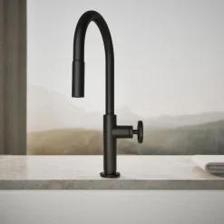 Touchless pull-down kitchen sink faucet with two-function sprayhead^Kohler Online