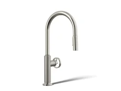 Touchless pull-down kitchen sink faucet with two-function sprayhead^Kohler Online