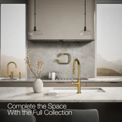 Touchless pull-down kitchen sink faucet with two-function sprayhead^Kohler Online
