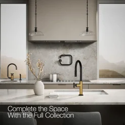 Touchless pull-down kitchen sink faucet with two-function sprayhead^Kohler Online