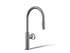 Touchless pull-down kitchen sink faucet with two-function sprayhead^Kohler Online