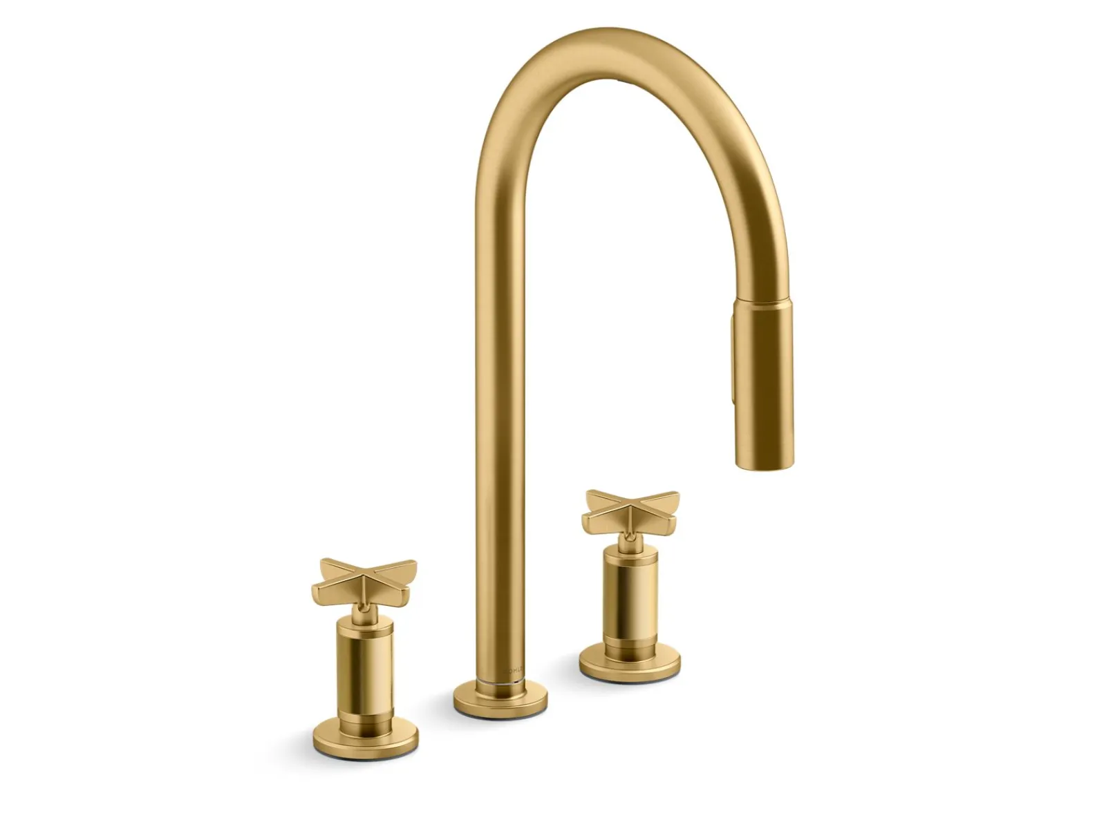 Touchless pull-down kitchen sink faucet with two-function sprayhead^Kohler Best