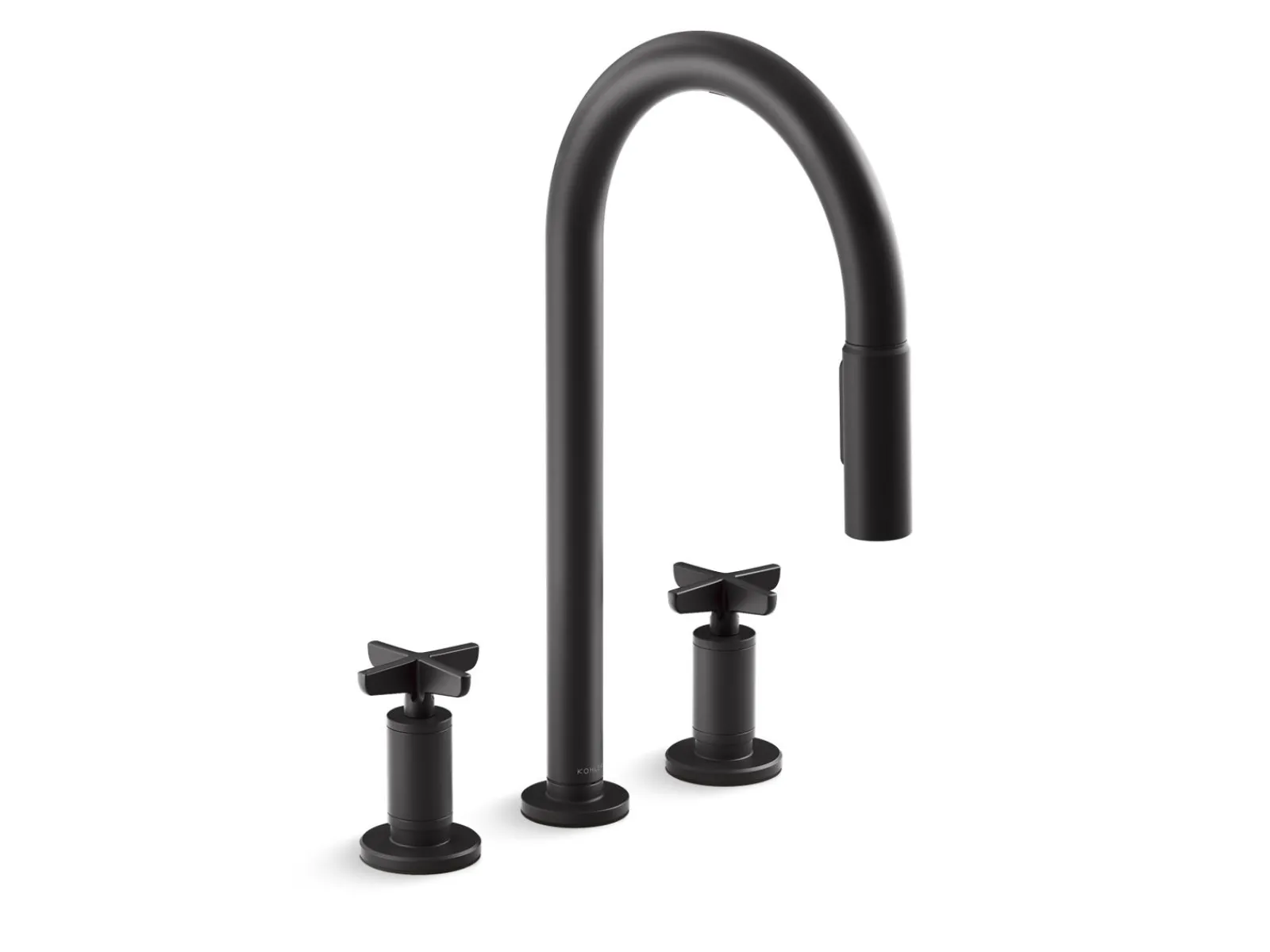 Touchless pull-down kitchen sink faucet with two-function sprayhead^Kohler Best