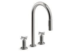Touchless pull-down kitchen sink faucet with two-function sprayhead^Kohler Best