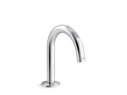 Touchless single-hole lavatory faucet with Kinesis® sensor technology, Tube design, 0.26 gpm^Kohler Hot