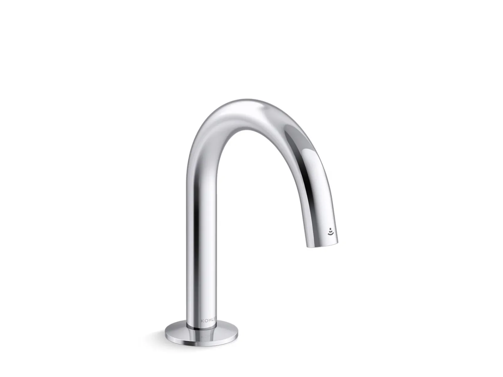 Touchless single-hole lavatory faucet with Kinesis® sensor technology, Tube design, 0.26 gpm^Kohler Hot