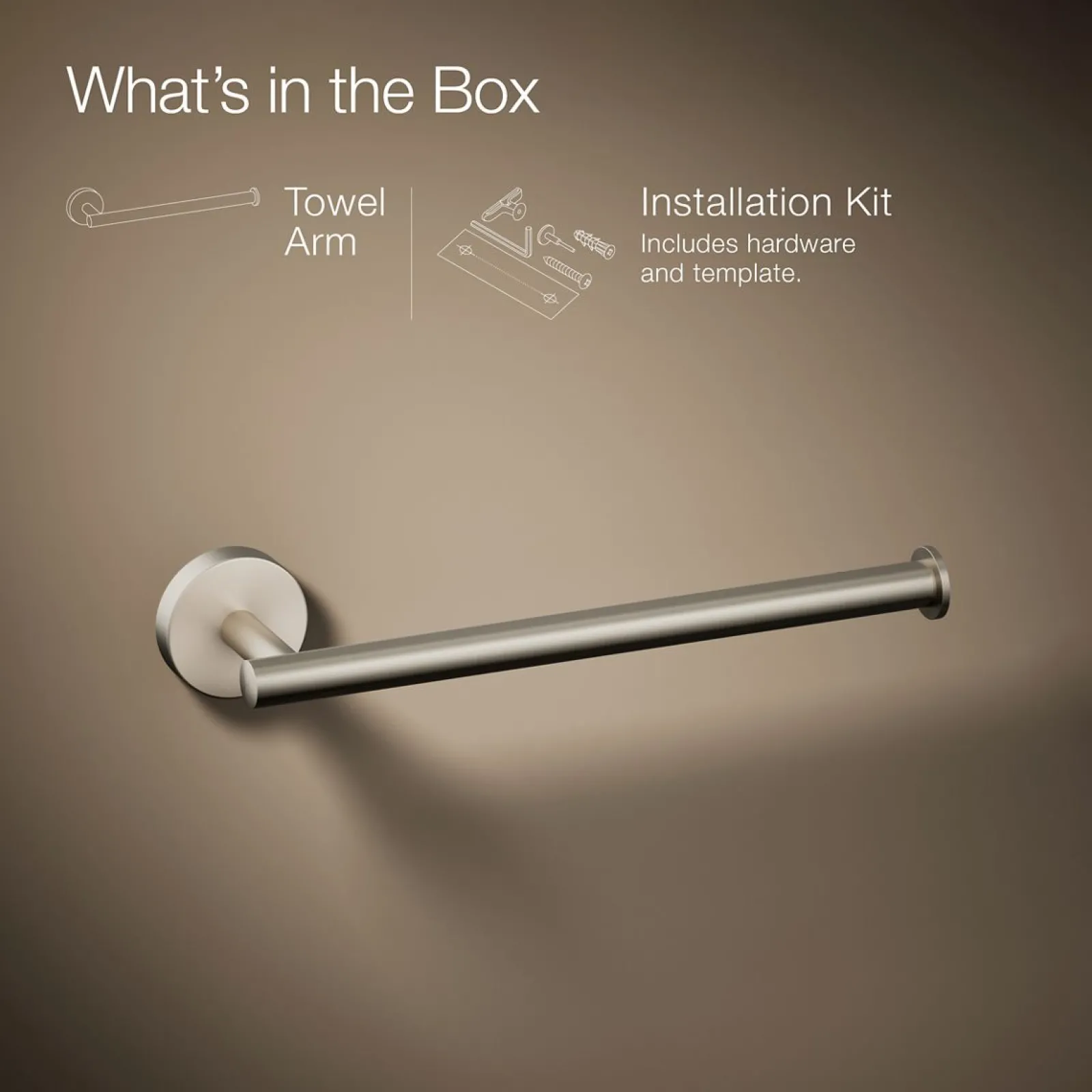 9" towel arm^Kohler Online