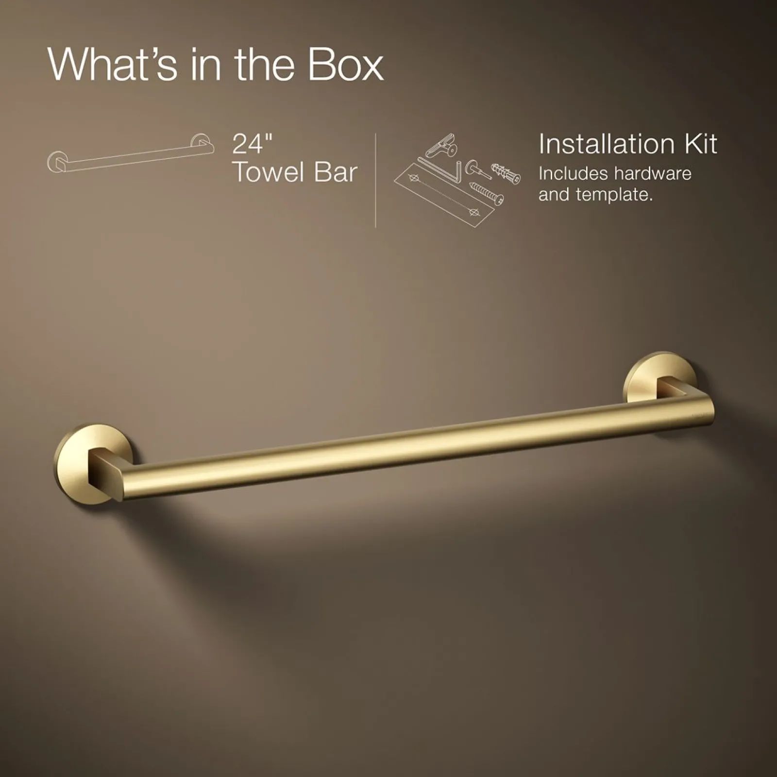 18" towel bar^Kohler Hot
