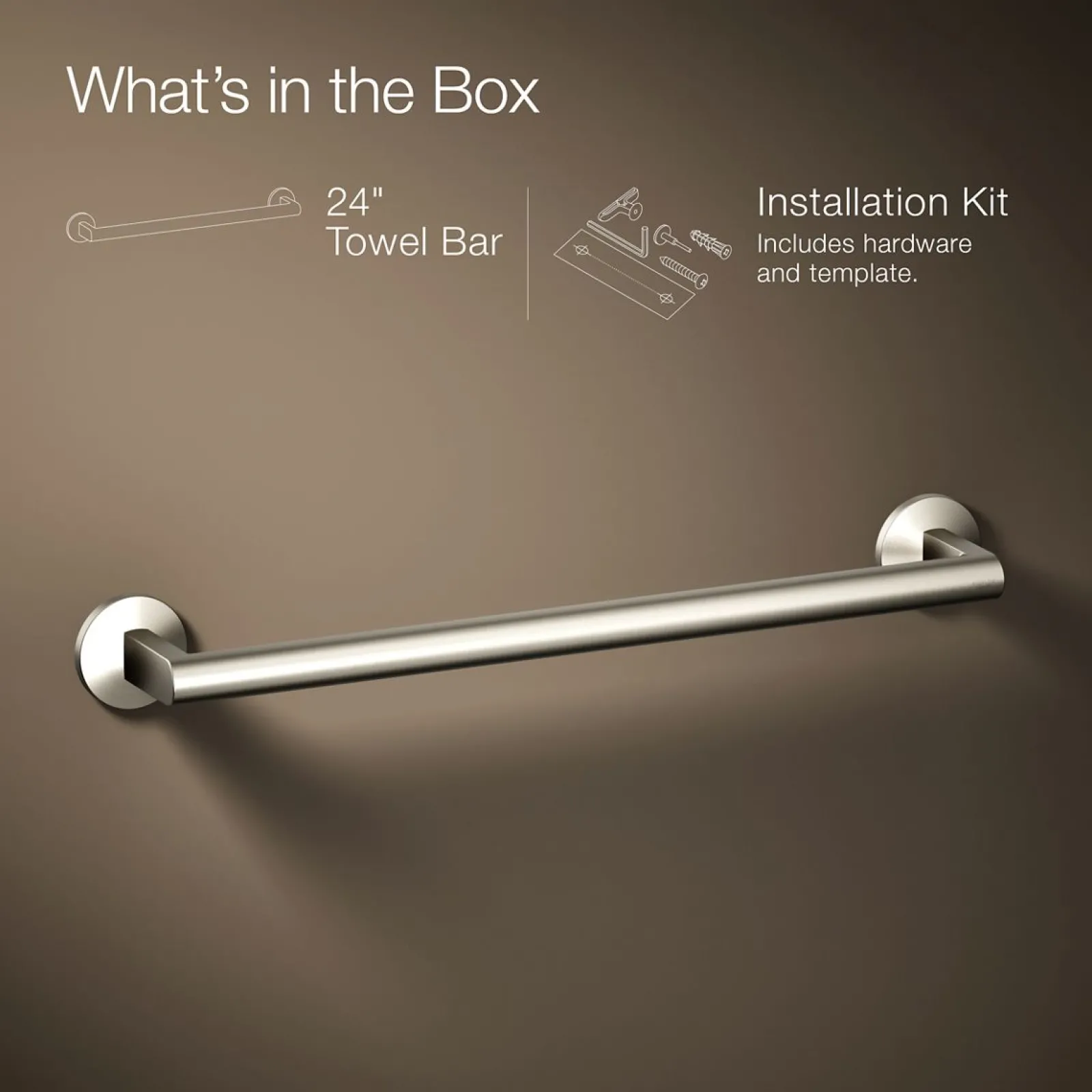 18" towel bar^Kohler Hot