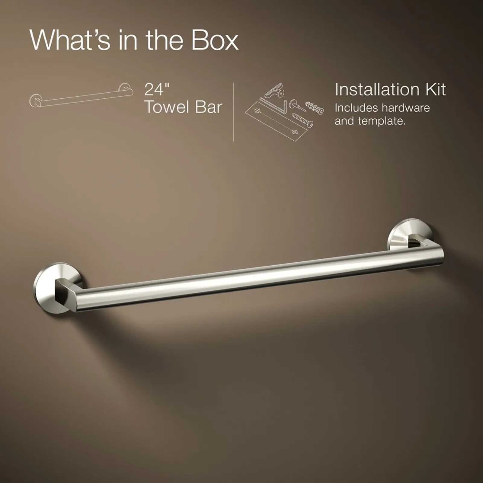 18" towel bar^Kohler Hot
