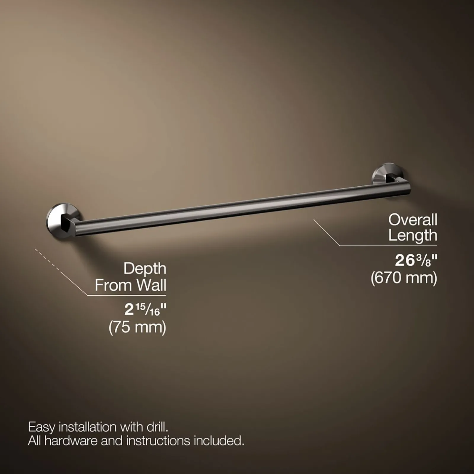 24" towel bar^Kohler Hot