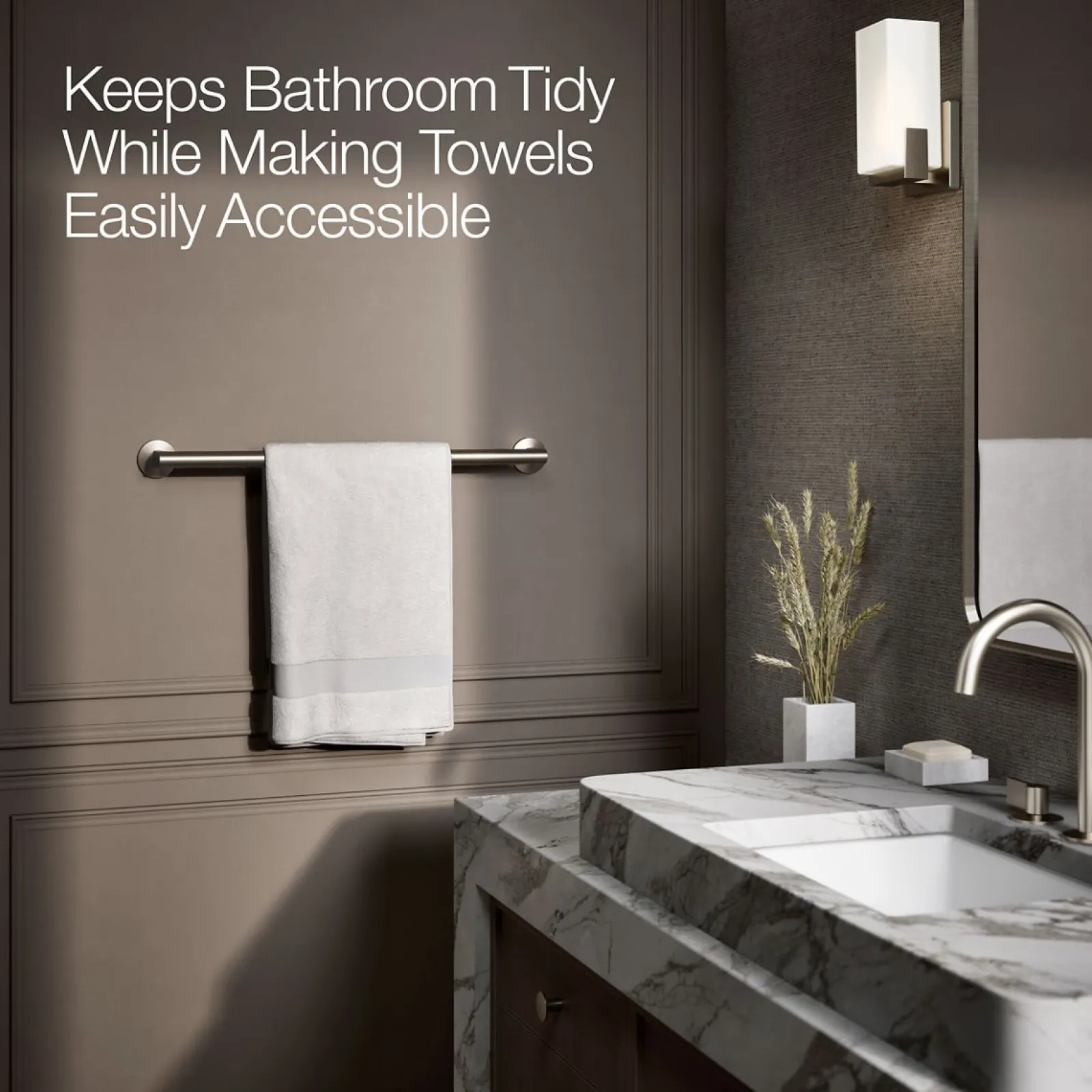 24" towel bar^Kohler Hot