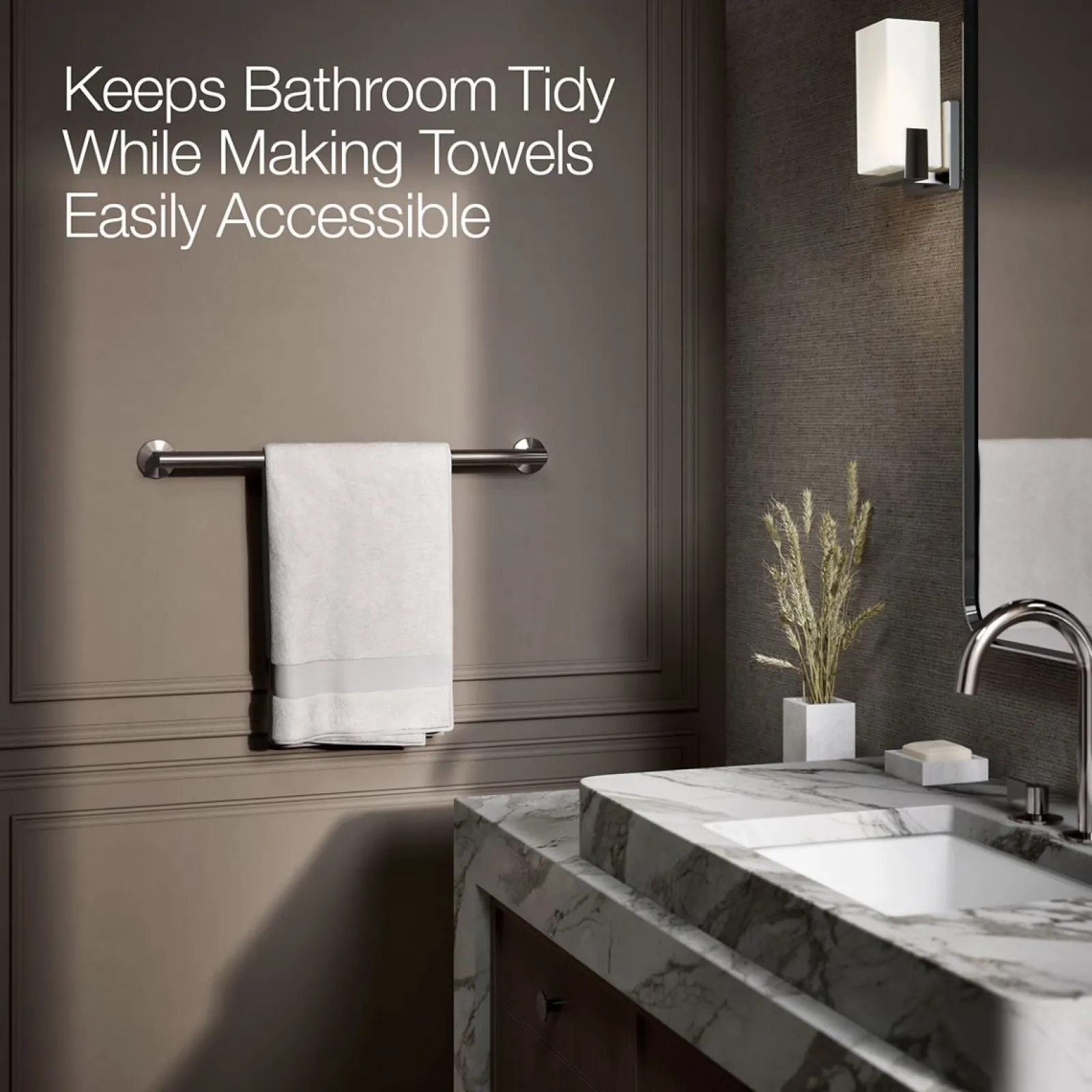 24" towel bar^Kohler Hot