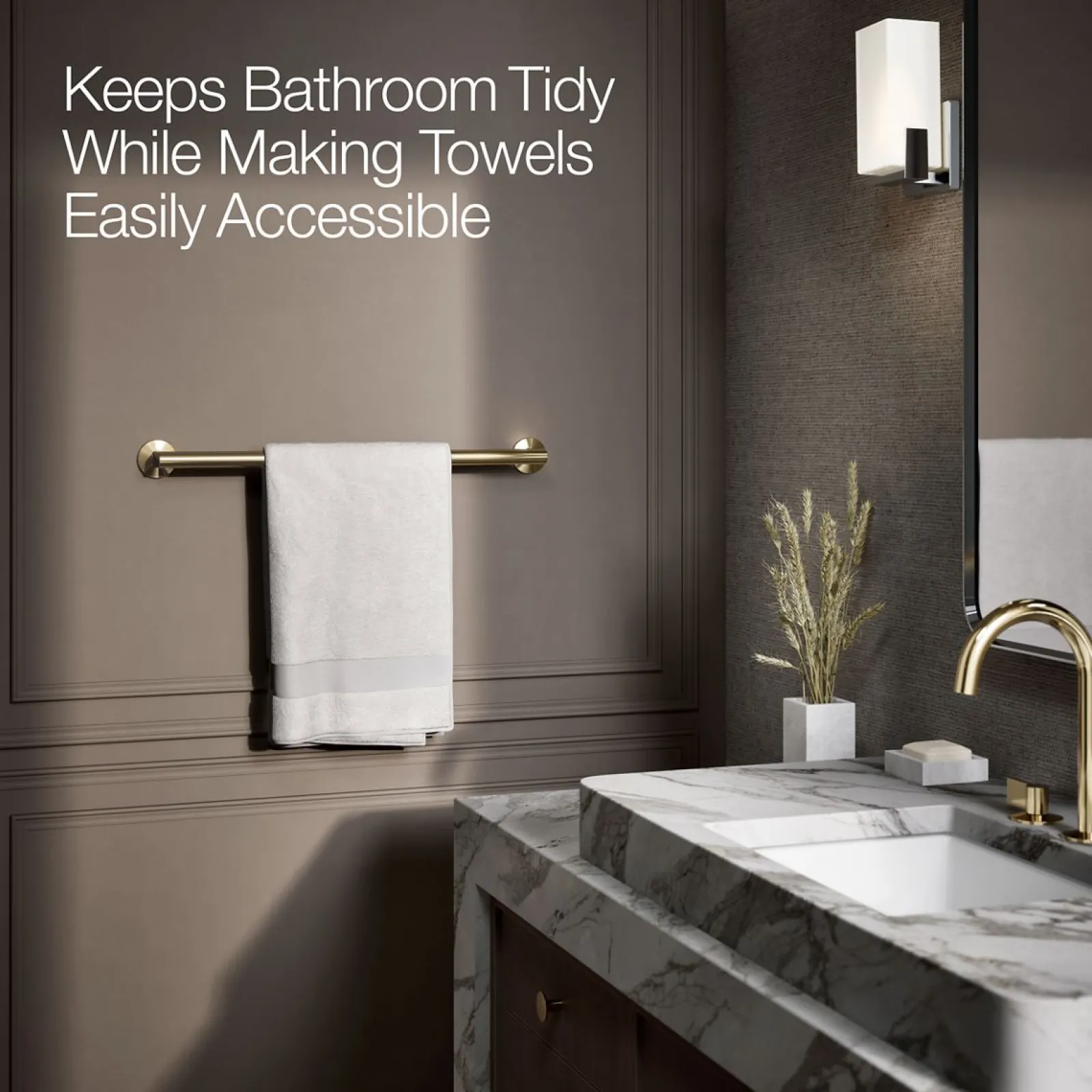 24" towel bar^Kohler Hot