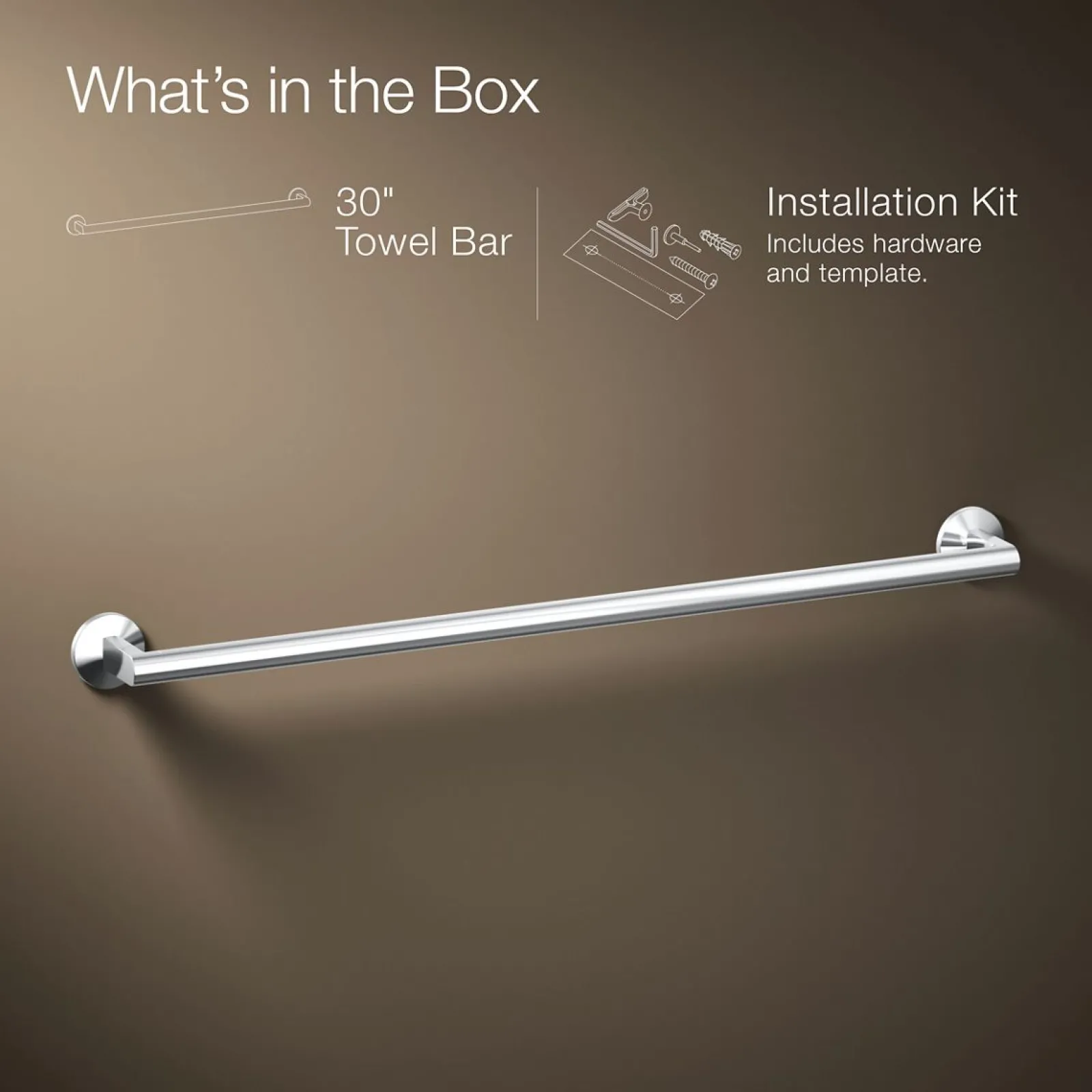 30" towel bar^Kohler Sale