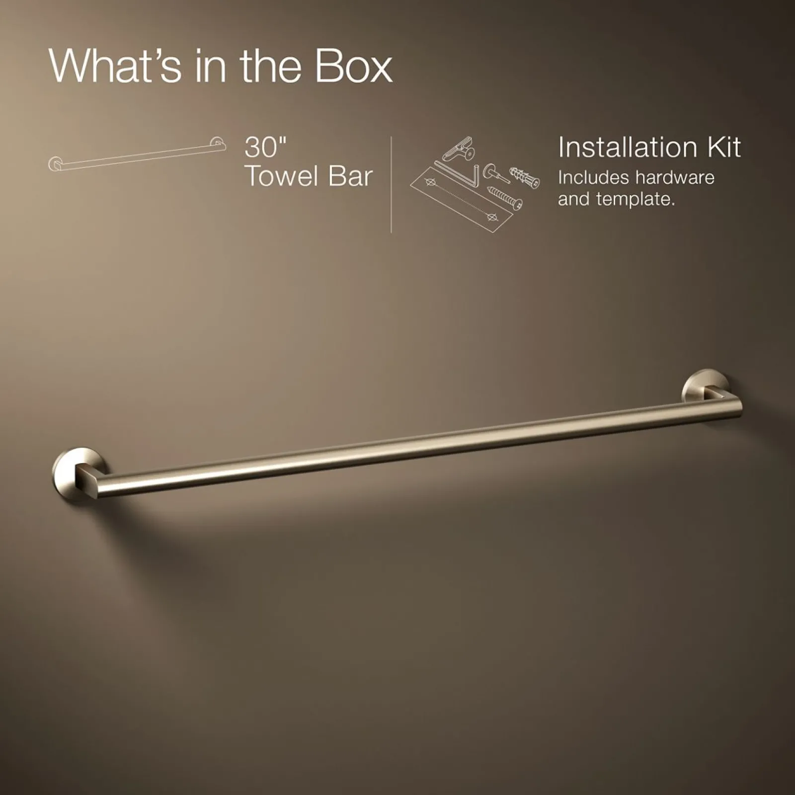 30" towel bar^Kohler Sale
