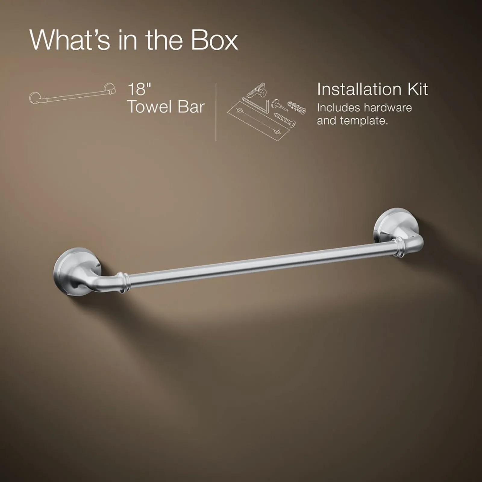 18" towel bar^Kohler Outlet