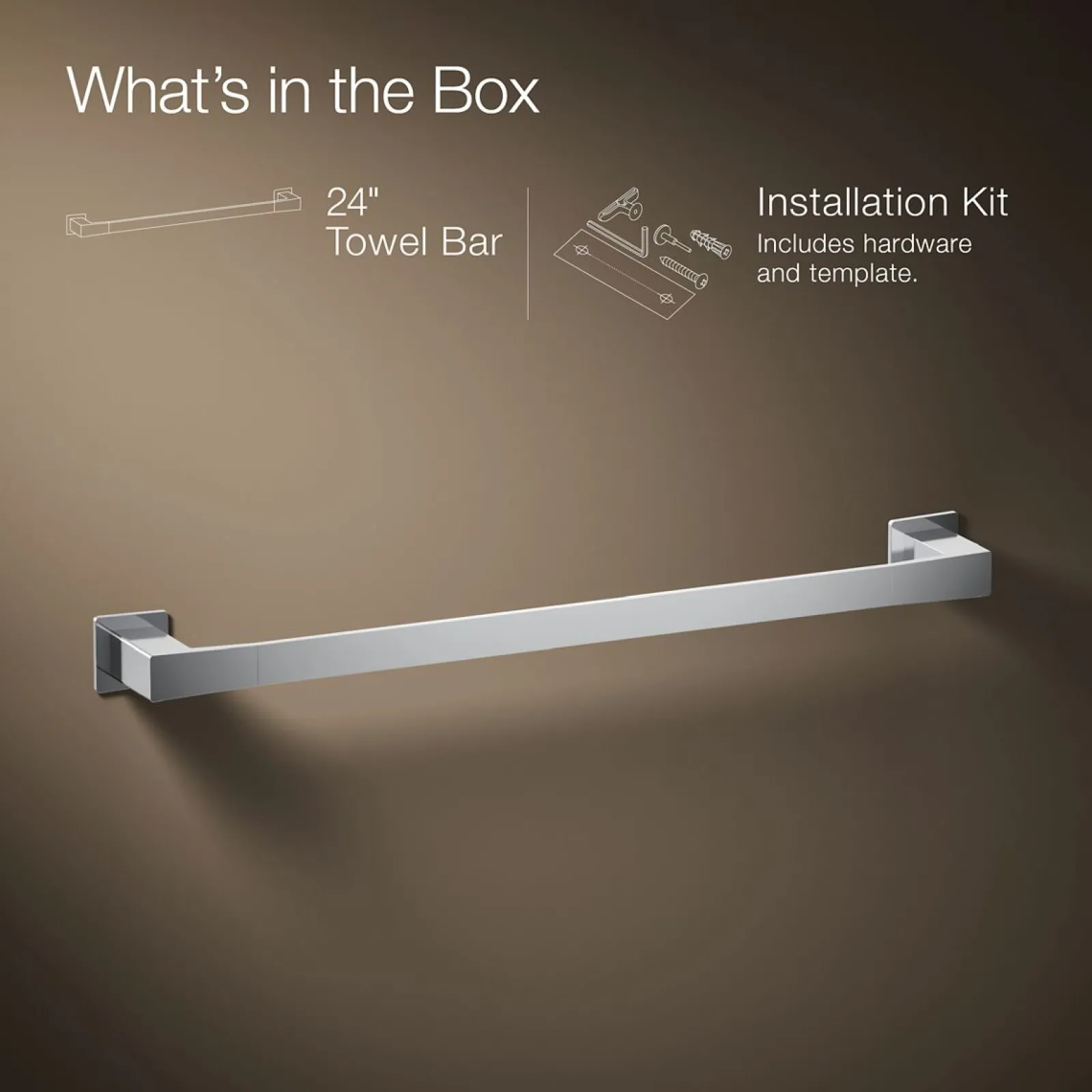 24" towel bar^Kohler Hot