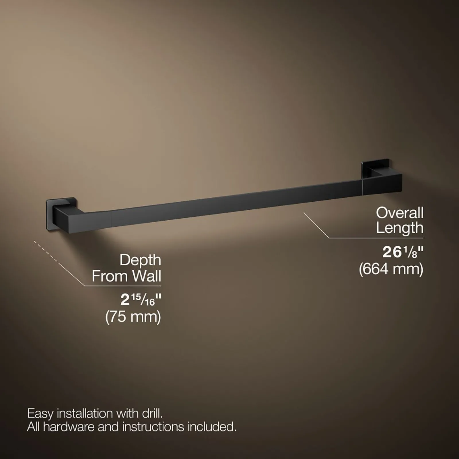 24" towel bar^Kohler Hot