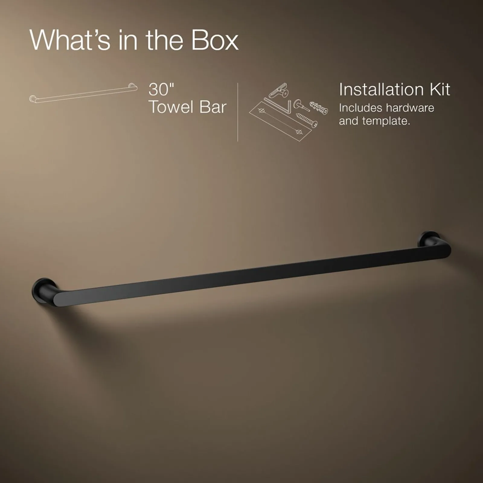 30" towel bar^Kohler New