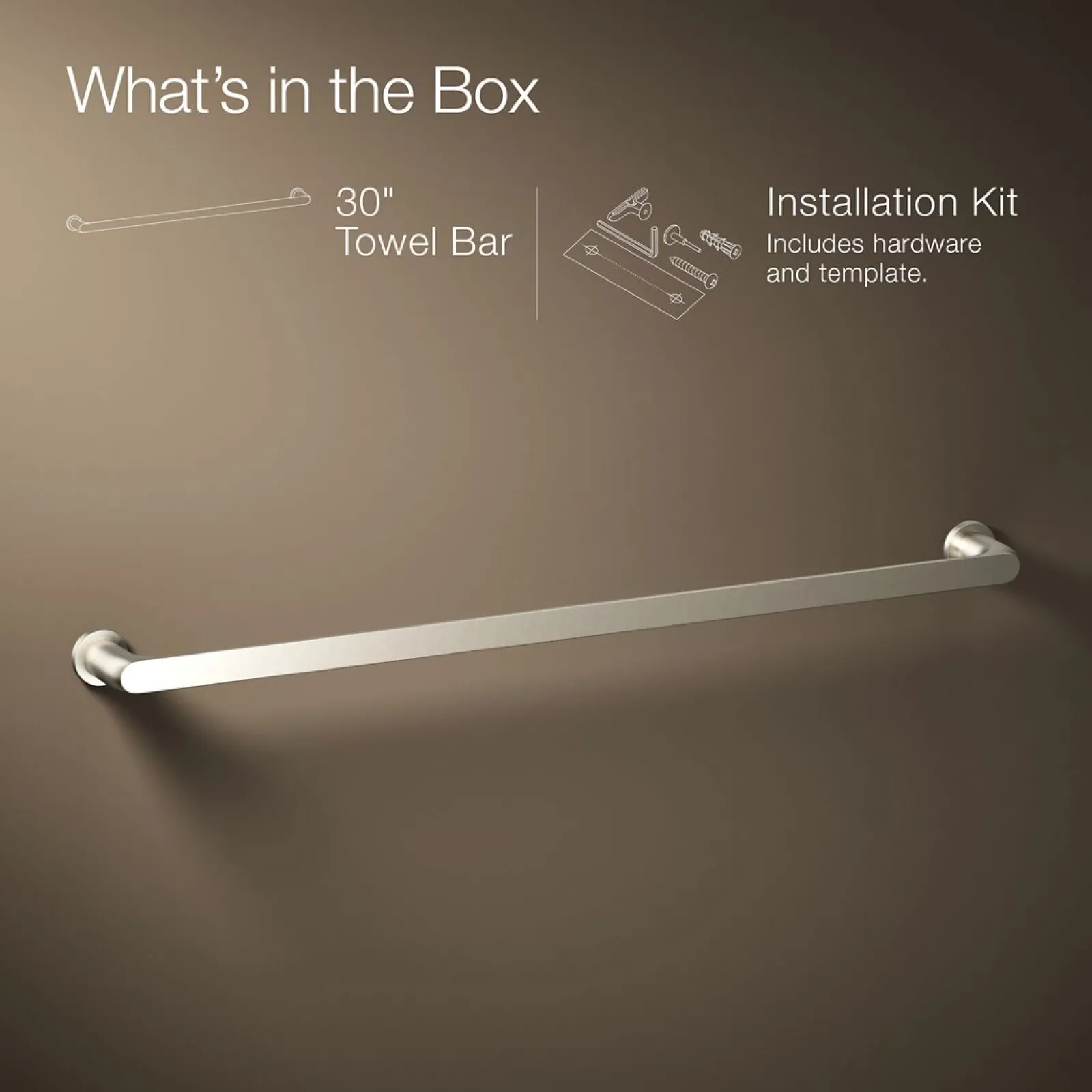 30" towel bar^Kohler New