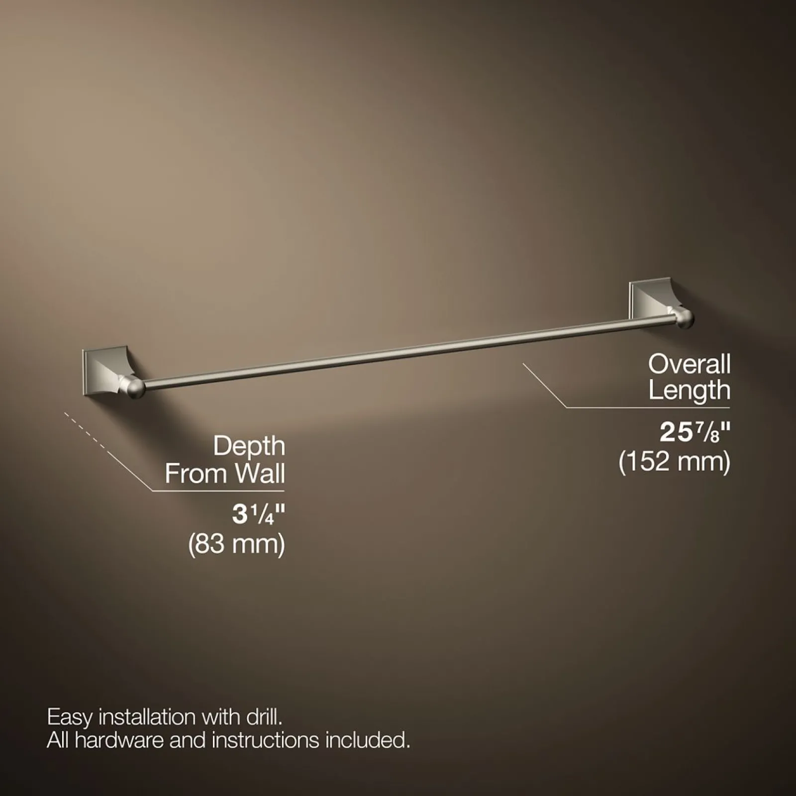 24" towel bar^Kohler Sale