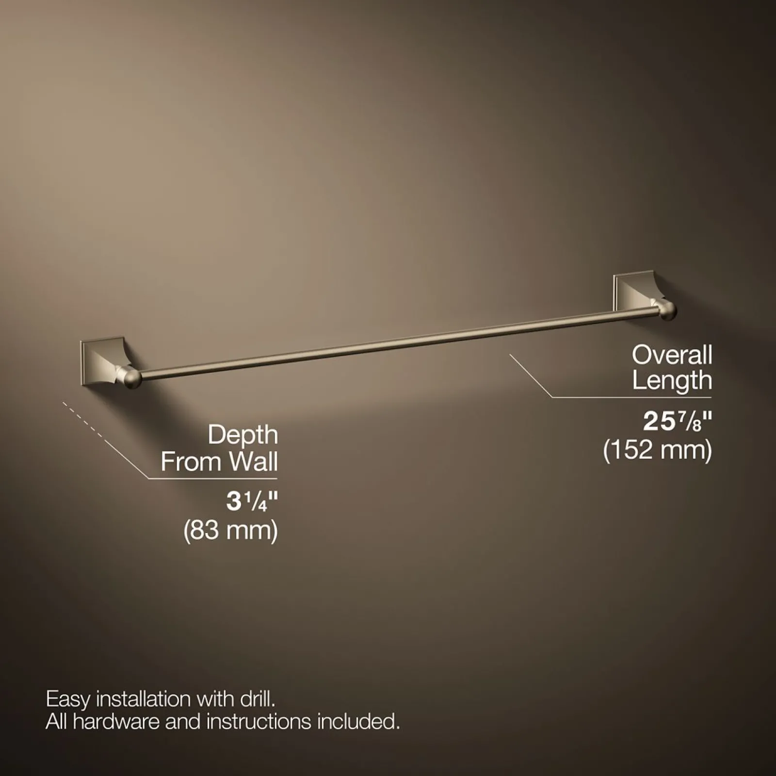 24" towel bar^Kohler Sale