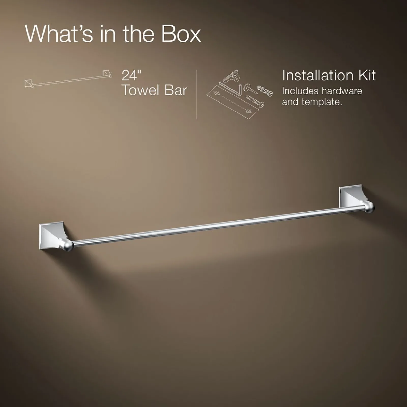 24" towel bar^Kohler Sale