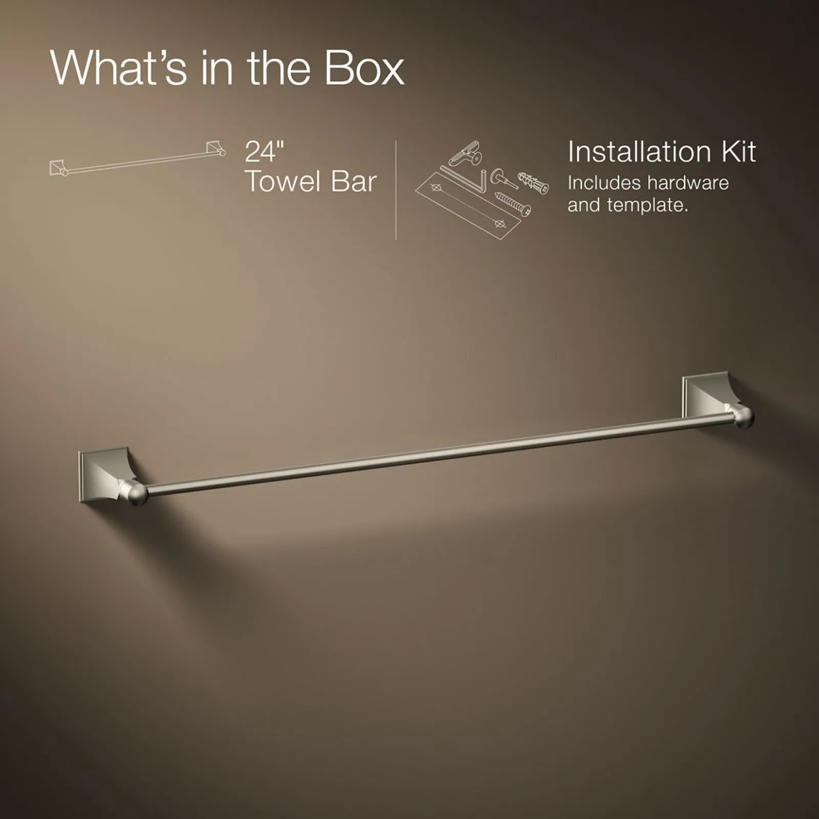 24" towel bar^Kohler Sale