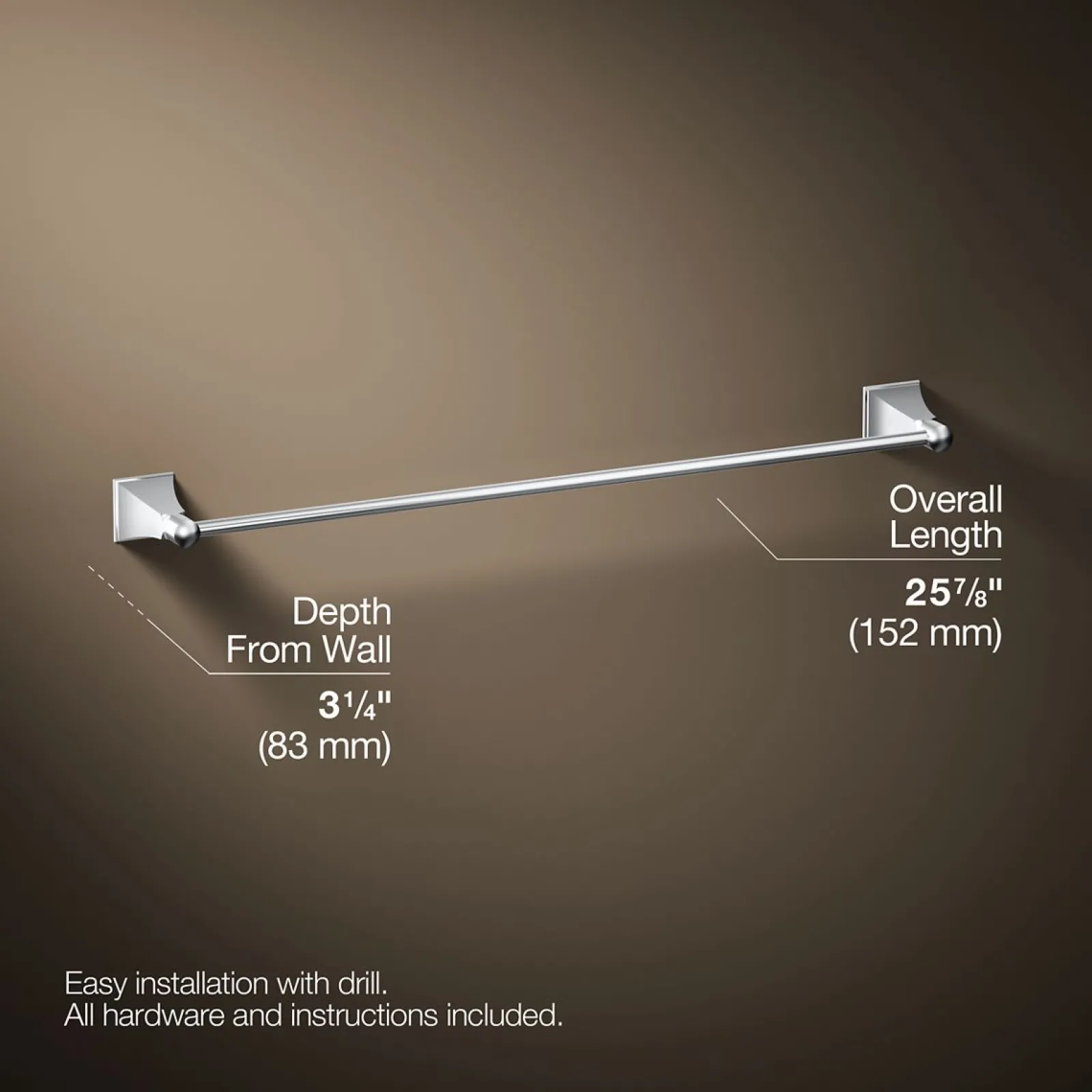 24" towel bar^Kohler Sale