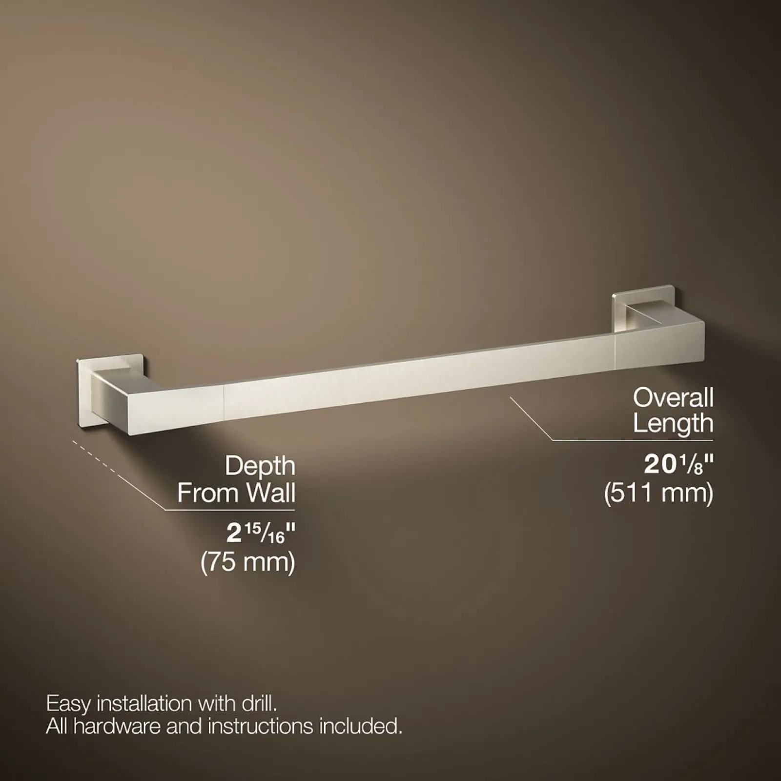 18" towel bar^Kohler