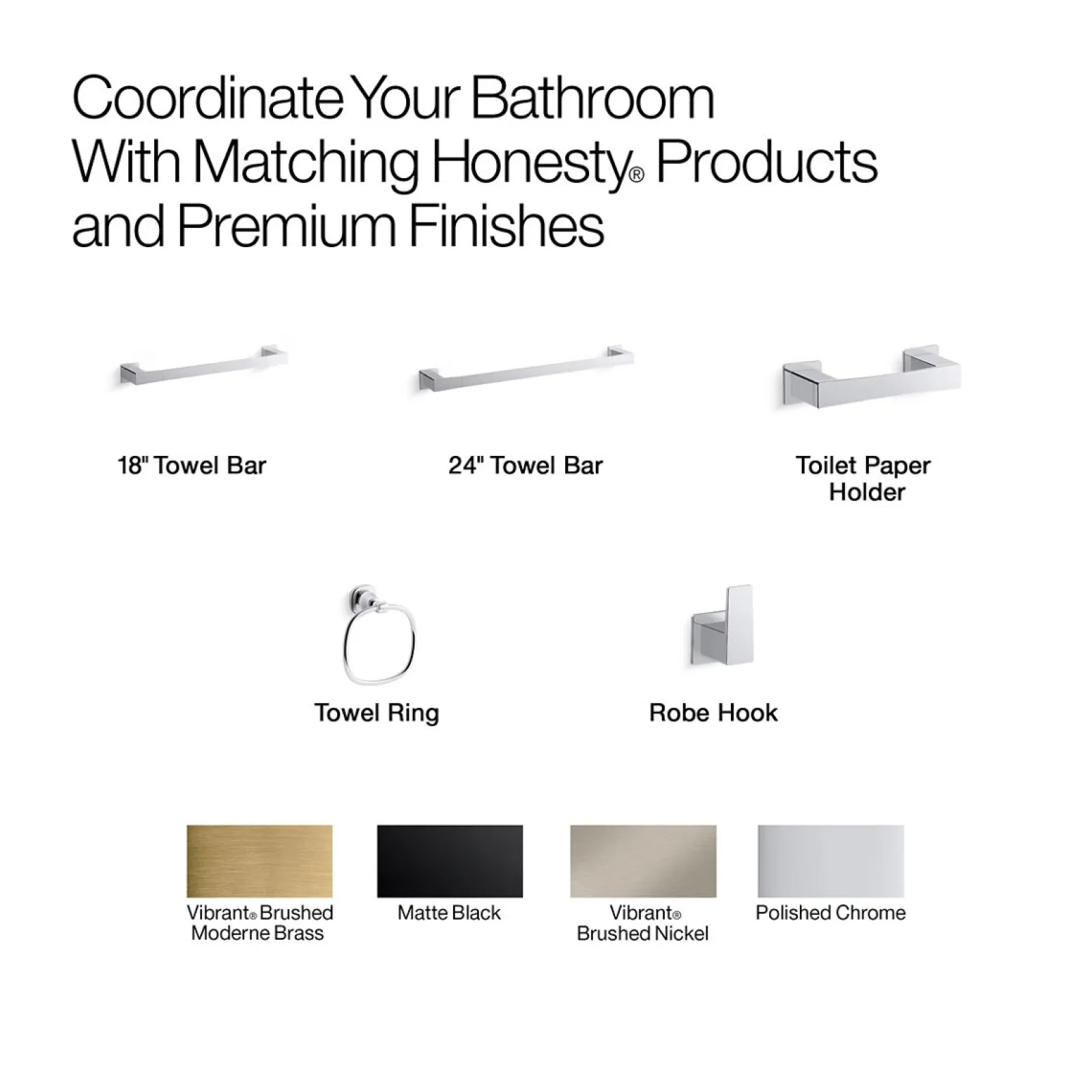 18" towel bar^Kohler