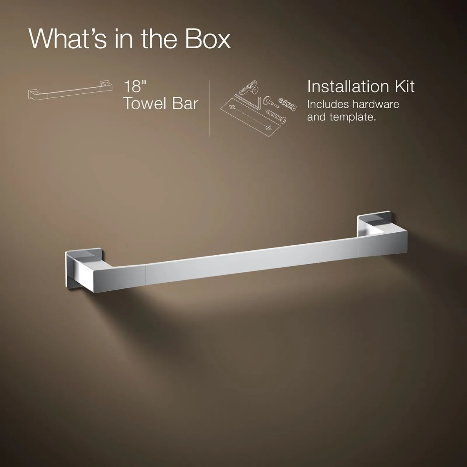 18" towel bar^Kohler
