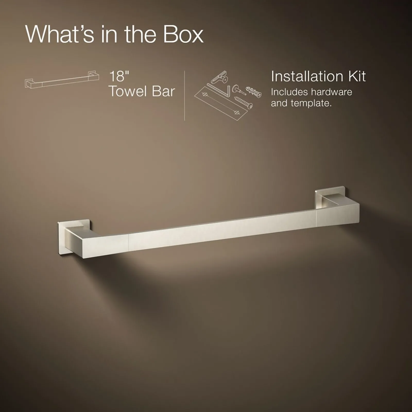 18" towel bar^Kohler