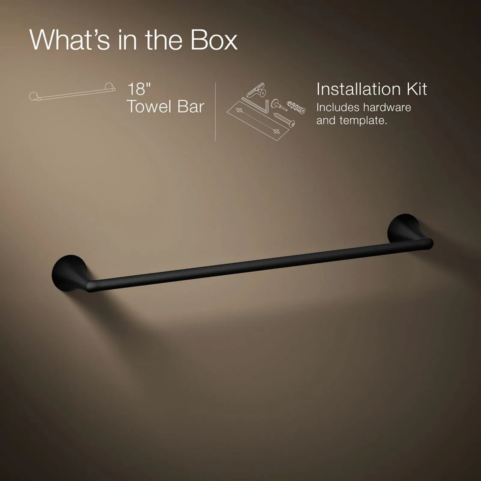 24" towel bar^Kohler Clearance